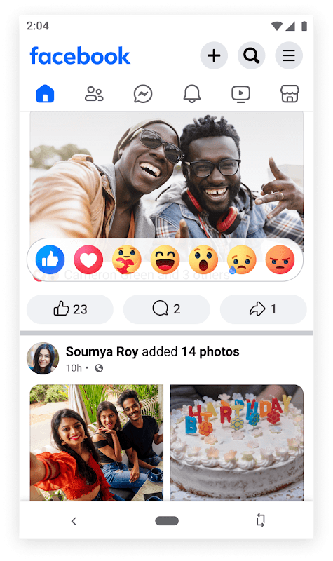 Facebook Lite — Screenshot 2