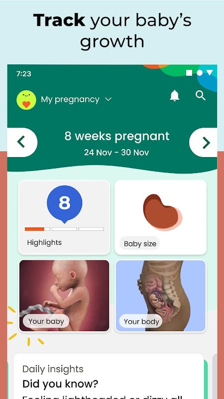 Pregnancy App & Baby Tracker — Screenshot 2