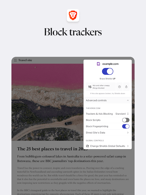 Brave Private Web Browser, VPN — Screenshot 12