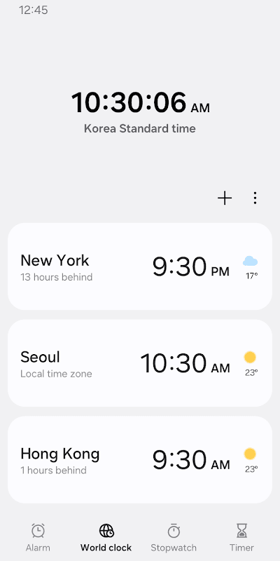 Clock — Screenshot 2