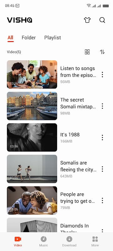 Visha-Video Player All Formats — Screenshot 1
