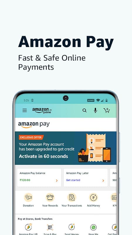 Amazon India Shop, Pay, miniTV — Screenshot 2