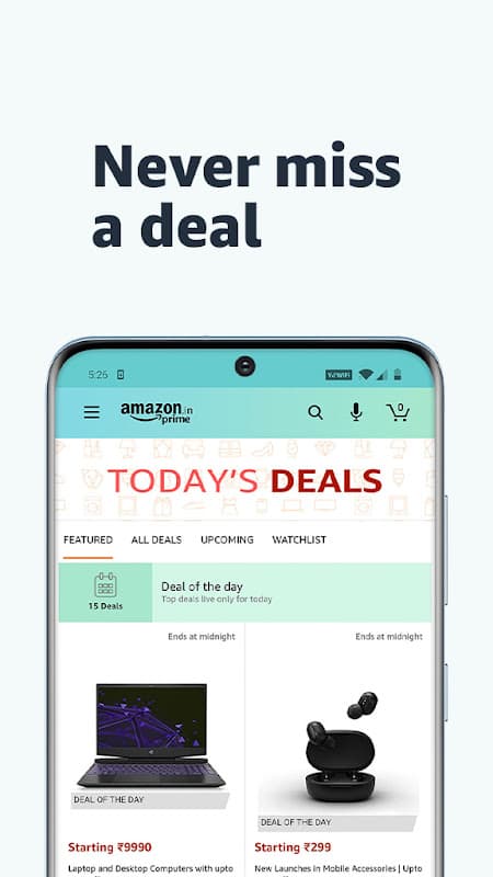 Amazon India Shop, Pay, miniTV — Screenshot 3